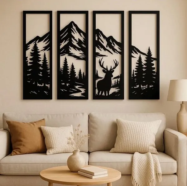 Black_Glossy_Acrylic_Wall_Art_For_Home_And_Office_Wall_Decoration