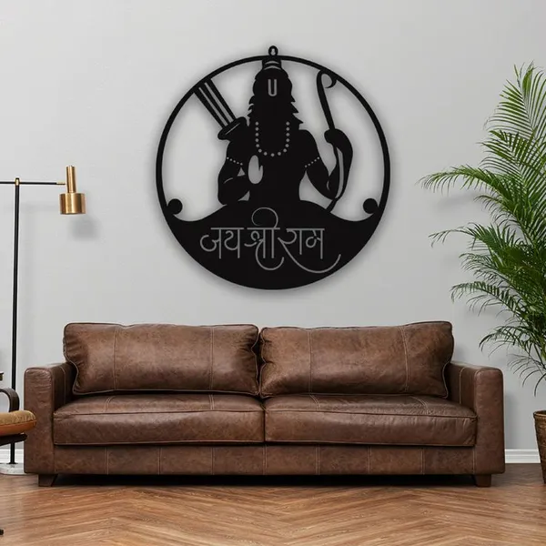 Black_Glossy_Acrylic_Wall_Art_For_Home_And_Temple_Wall_Decor