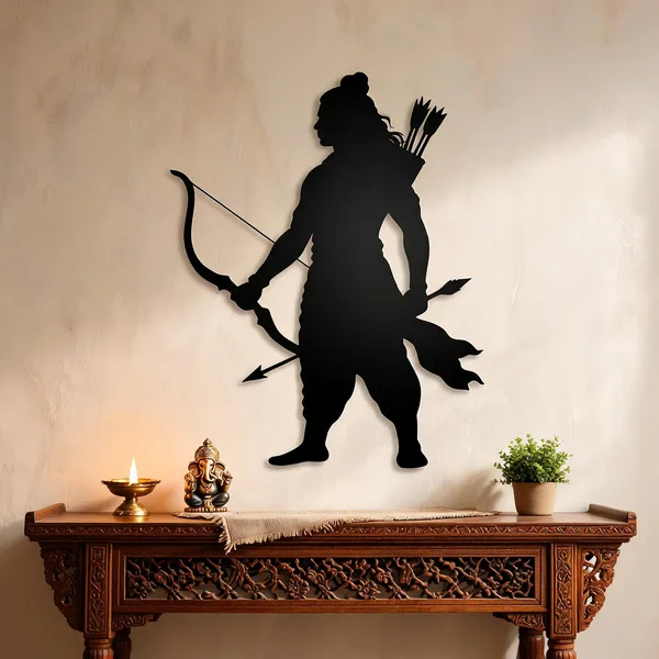 Black_Glossy_Acrylic_Wall_Art_For_Home,_Temple_And_Office_Wall_Decor