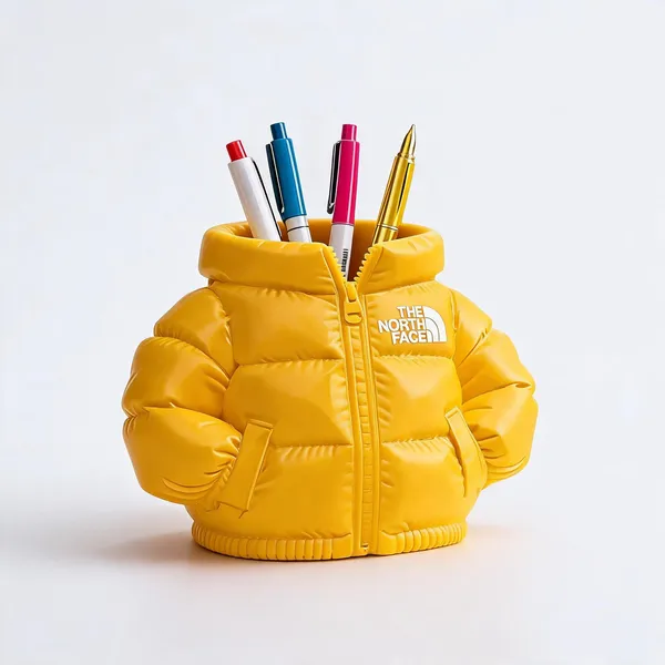 Yellow_Pla_Plastic_Pen_Holder_For_Organizing_Pens,_Pencils_And_Stationery