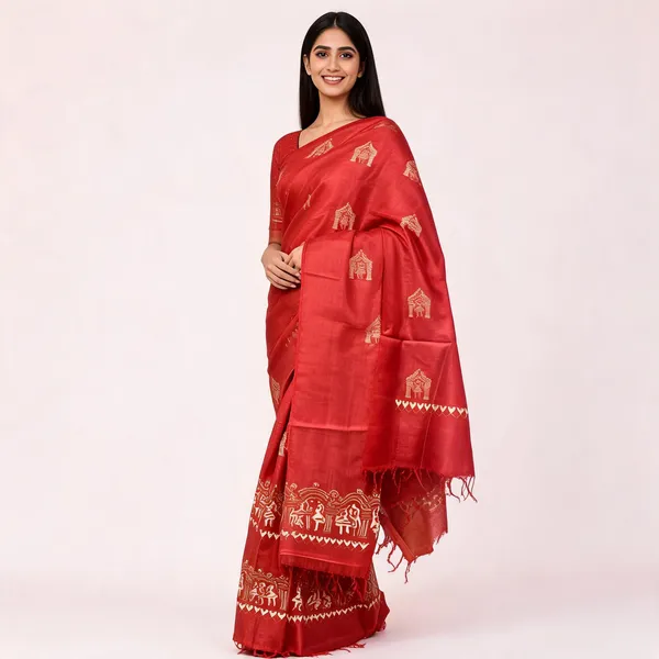 Red_Premium_Katan_Silk_Saree_For_Women