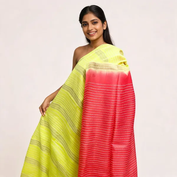 Yellow_And_Pink_Premium_Kota_Silk_Saree_For_Women