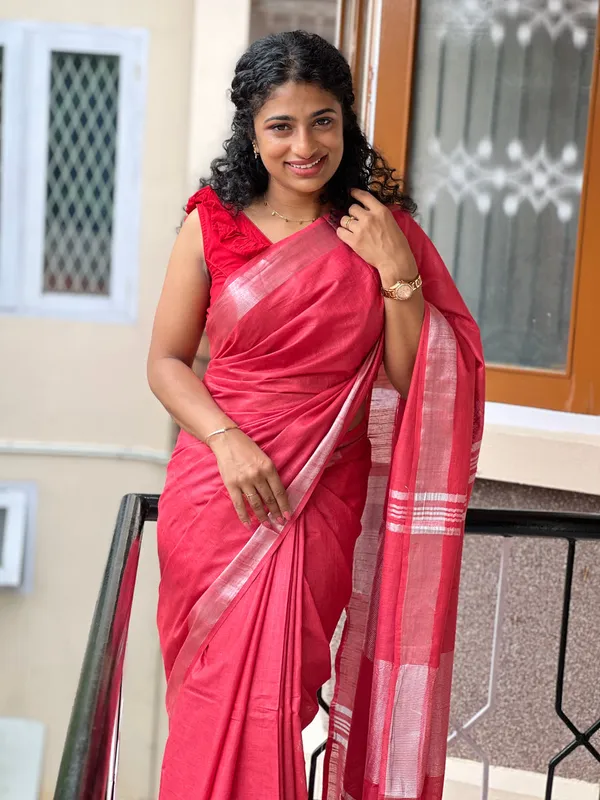 Pink_Premium_Cotton_Linen_Saree_For_Women