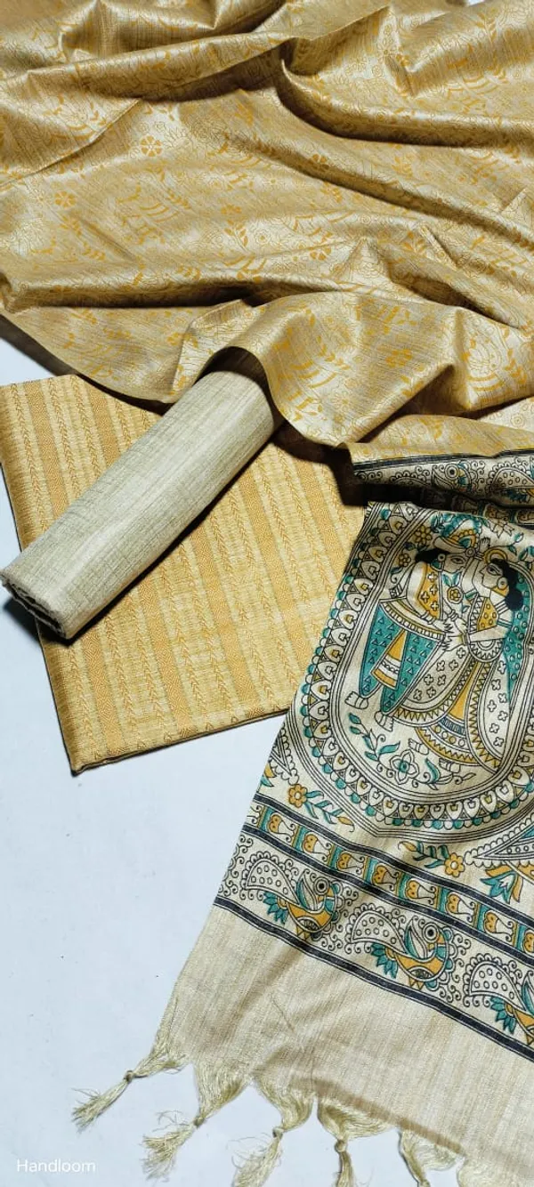 Golden_Premium_Cotton_Dupion_Saree_For_Women