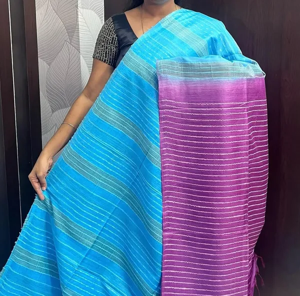 Blue_And_Pink_Premium_Kota_Silk_And_Bamboo_Silk_Saree_For_Women