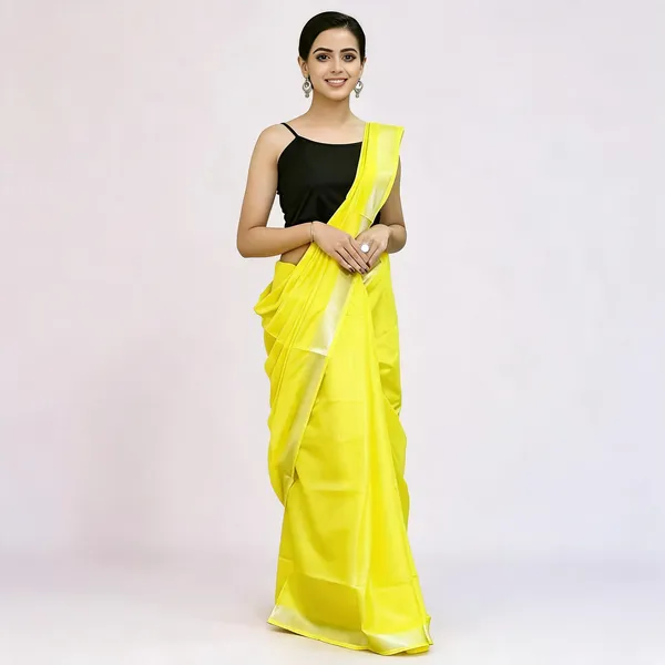Black_And_Yellow_Premium_Cotton_Linen_Saree_For_Women