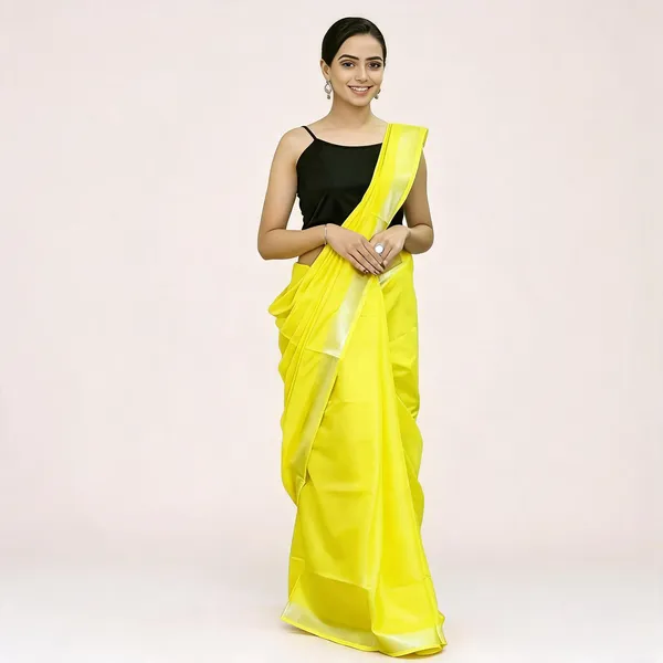 Black_And_Yellow_Premium_Cotton_Linen_Saree_For_Women