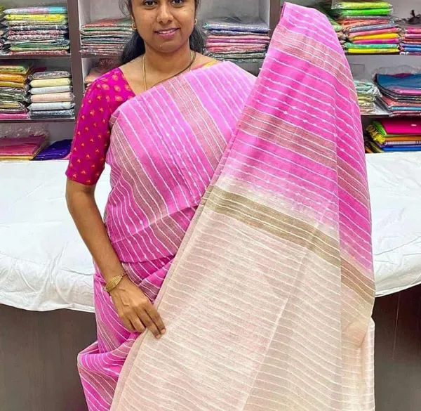 Pink_Premium_Kota_Silk_And_Bamboo_Silk_Saree_For_Women