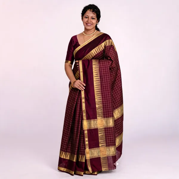 Golden_And_Wine_Premium_Kota_Silk_Saree_For_Women