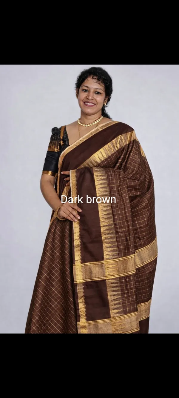 Brown_And_Golden_Premium_Kota_Silk_Saree_For_Women