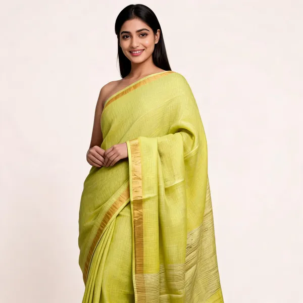 Yellow_And_Golden_Premium_Kota_Doria_Saree_For_Women