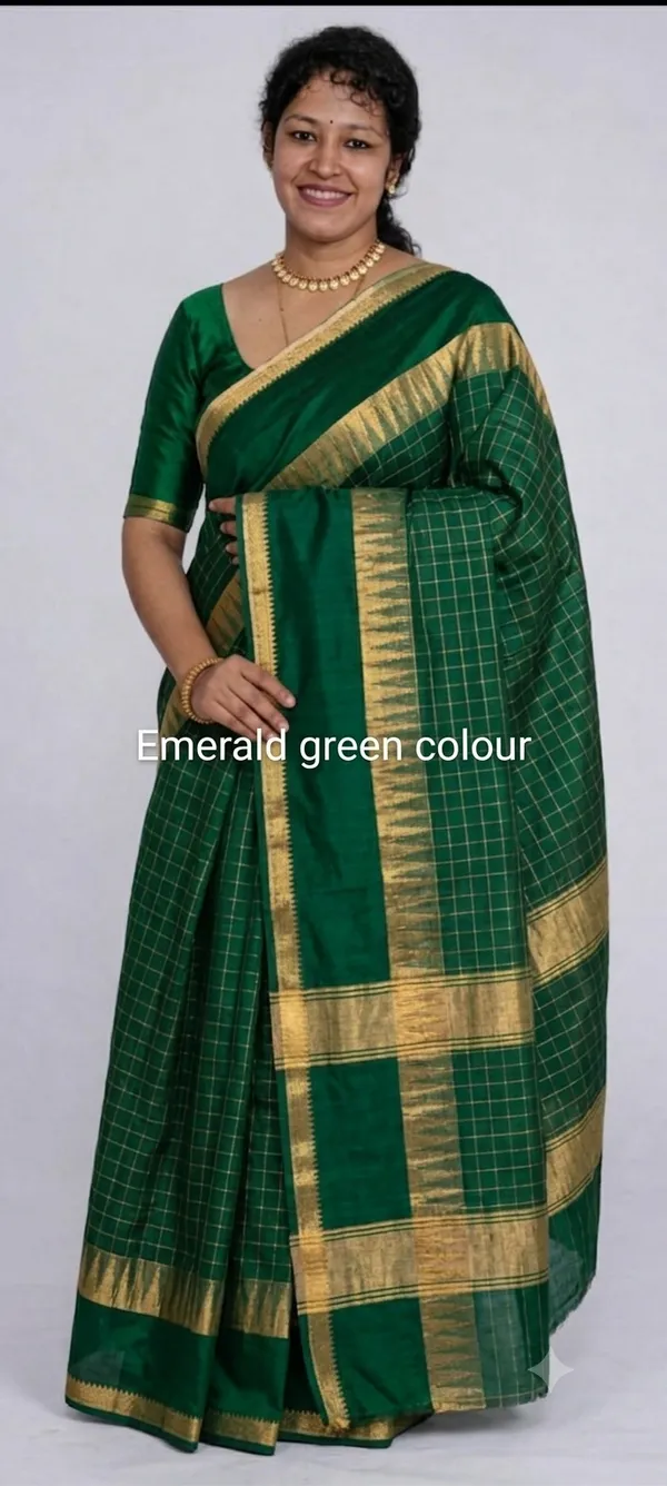 Green_And_Golden_Premium_Kota_Silk_Saree_For_Women