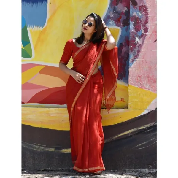 Red_Kota_Doria_Saree