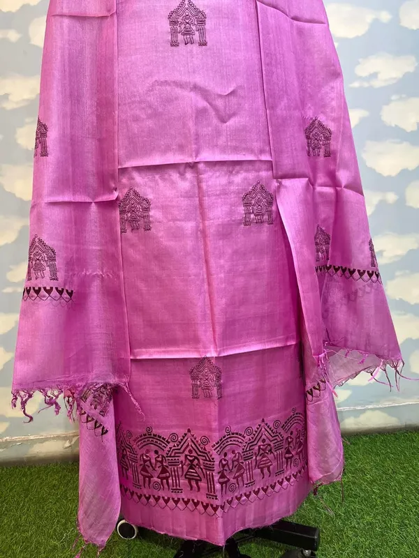 Pink_Premium_Katan_Silk_Unstitched_Suit_Set_For_Women