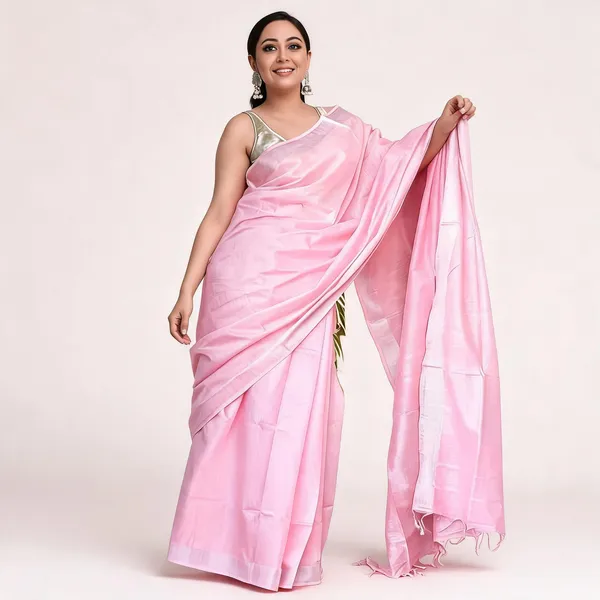 Pink_Premium_Cotton_Linen_Saree_For_Women