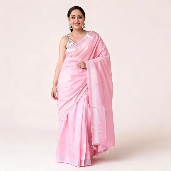 Pink_Premium_Cotton_Linen_Saree_For_Women