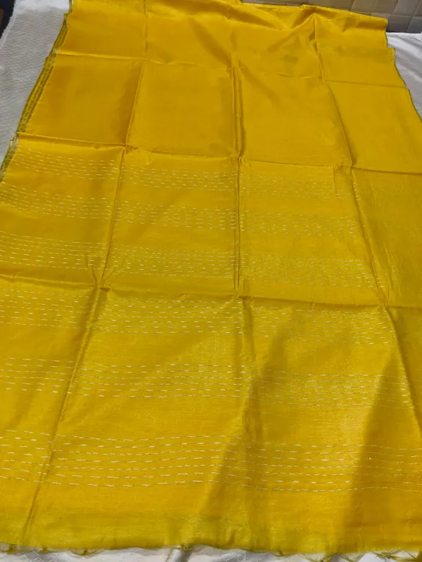 Yellow_Zari_Staple_Saree_