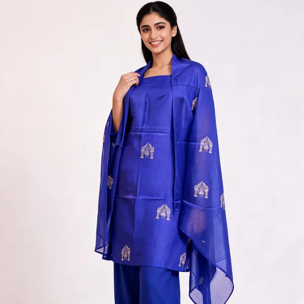 Blue_Premium_Kota_Silk_Saree_For_Women
