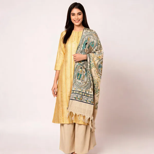 Golden_Premium_Cotton_Dupion_Saree_For_Women