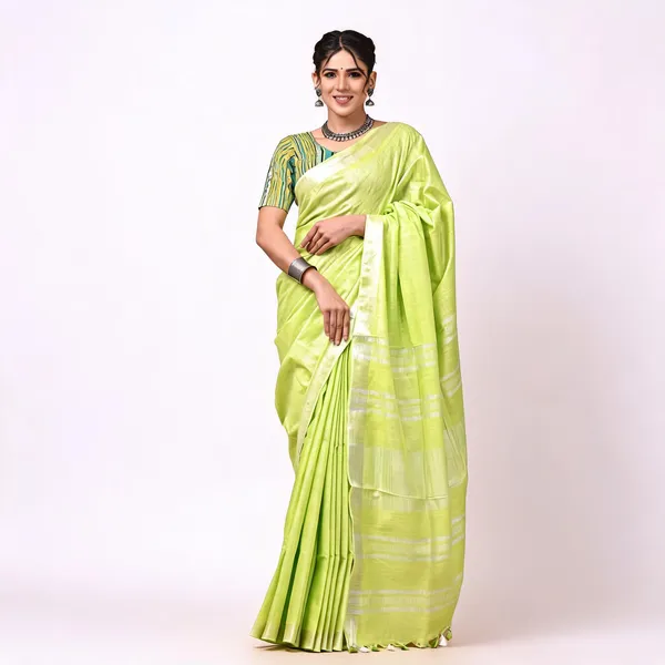 Green_Premium_Cotton_Linen_Saree_For_Women