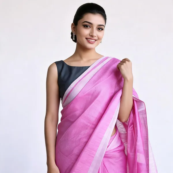 Pink_Premium_Cotton_Linen_Saree_For_Women