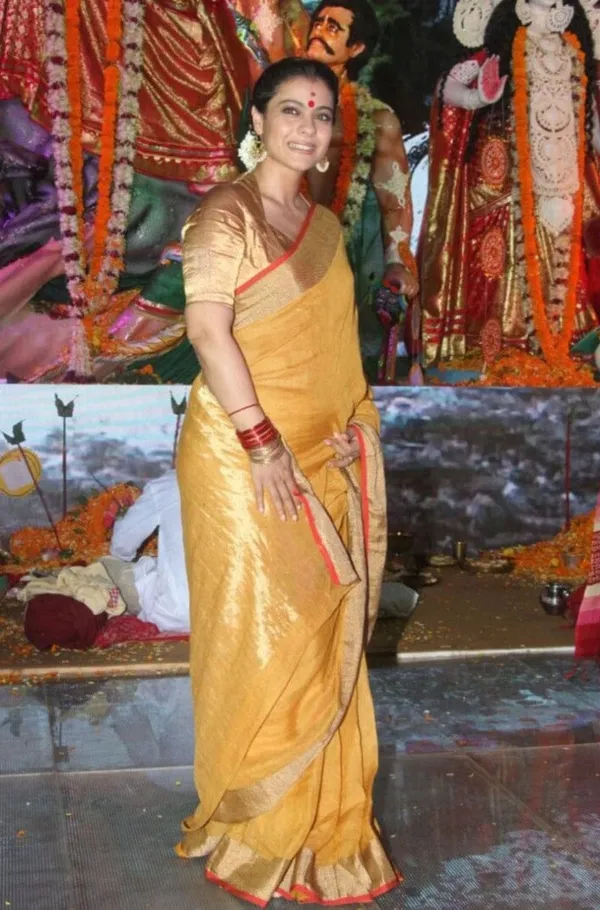 yellow_cotton_slub_Saree