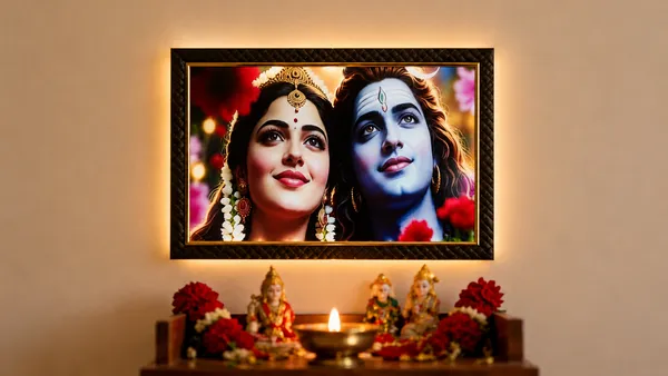 Multicolor_Mdf_Pvc_Devotional_Shiv_Parwati_Led_Backlit_Wall_Frame