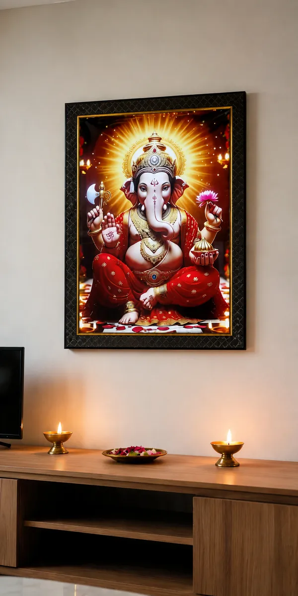 Multicolor_Mdf_Pvc_Devotional_Lord_Ganesha_Led_Backlit_Wall_Frame