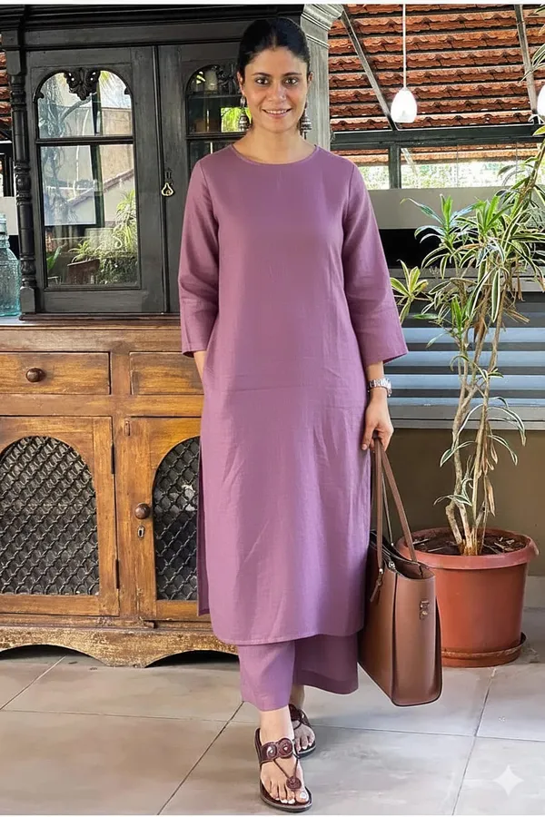 Upgrade_Your_Office_Wear_Wardrobe_With_This_Classy_Yet_Chic_Monochrome_Pant_Set_For_All_Day_Comfort_And_Trendy_Look_Swsk13_Purple