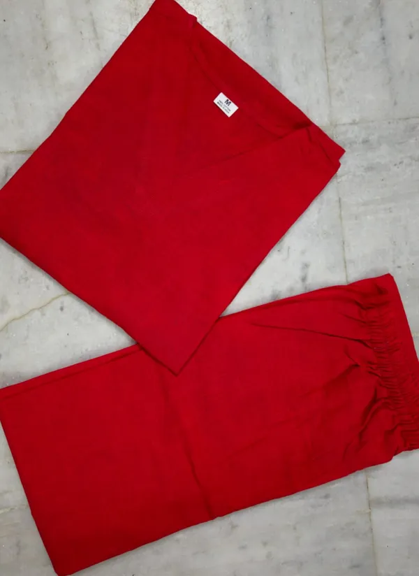 Upgrade_Your_Office_Wear_Wardrobe_With_This_Classy_Yet_Chic_Monochrome_Pant_Set_For_All_Day_Comfort_And_Trendy_Look_Swsk12_Red