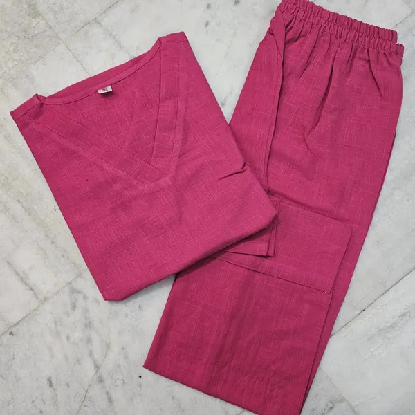 Upgrade_Your_Office_Wear_Wardrobe_With_This_Classy_Yet_Chic_Monochrome_Pant_Set_For_All_Day_Comfort_And_Trendy_Look_Swsk12_Pink