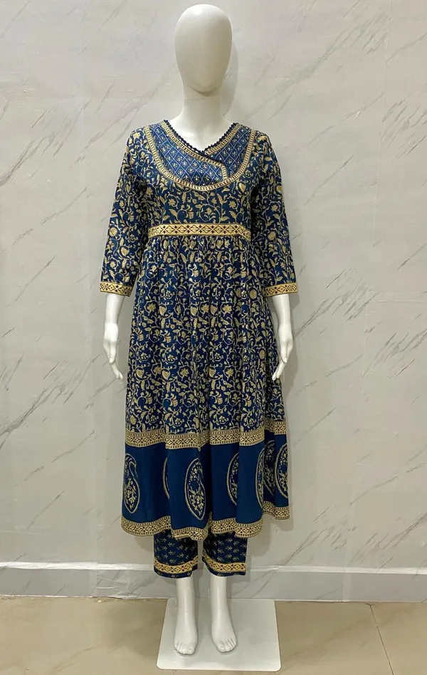 New_Stylish_And_Affordable_Beautiful_Look_Straight_Set_With_Beautiful_Print_And_Fabric_Pure_Cotton_Swsk09_Purple