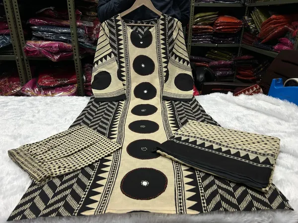 New_In_Ajrakh_Cotton_Suit_Set_Crafted_In_100_Pure_Cotton_Rd01_Mehroon