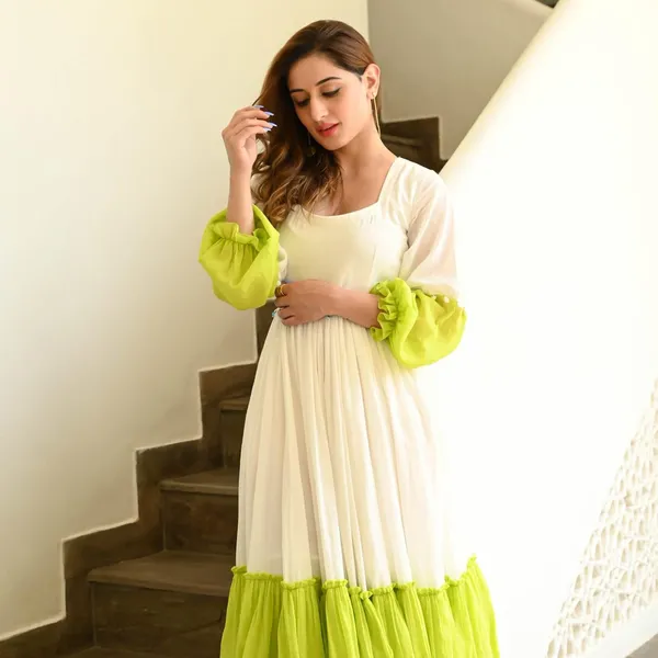 Launching_New_Article_Full_Flair_Beautiful_Gown_With_Lace_Work_Swsk32