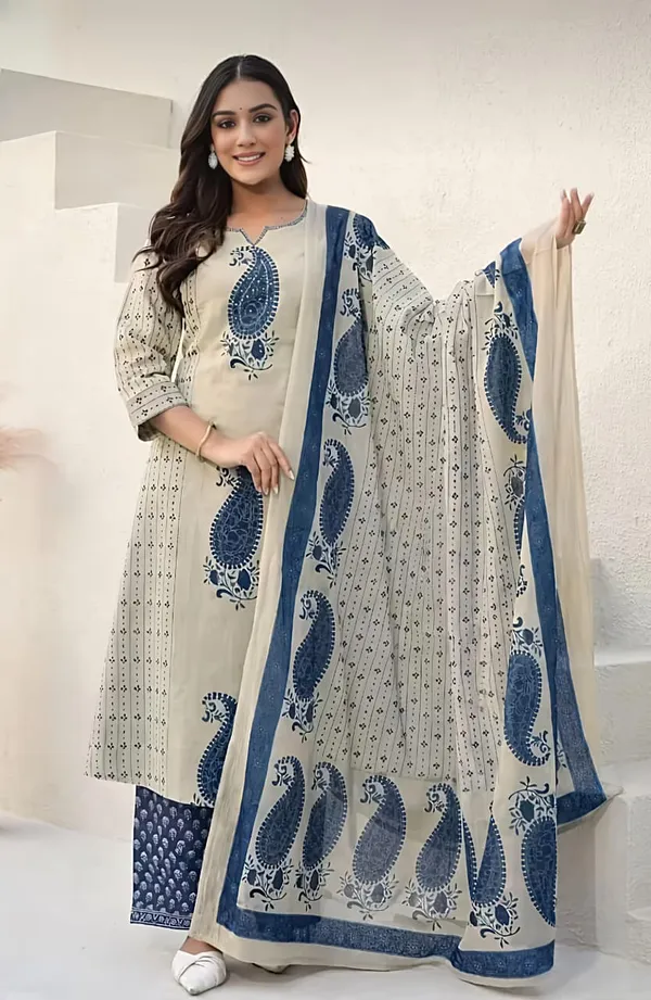 Premium_Cotton_Straight_Kurti_Dress_Rd48_Blue