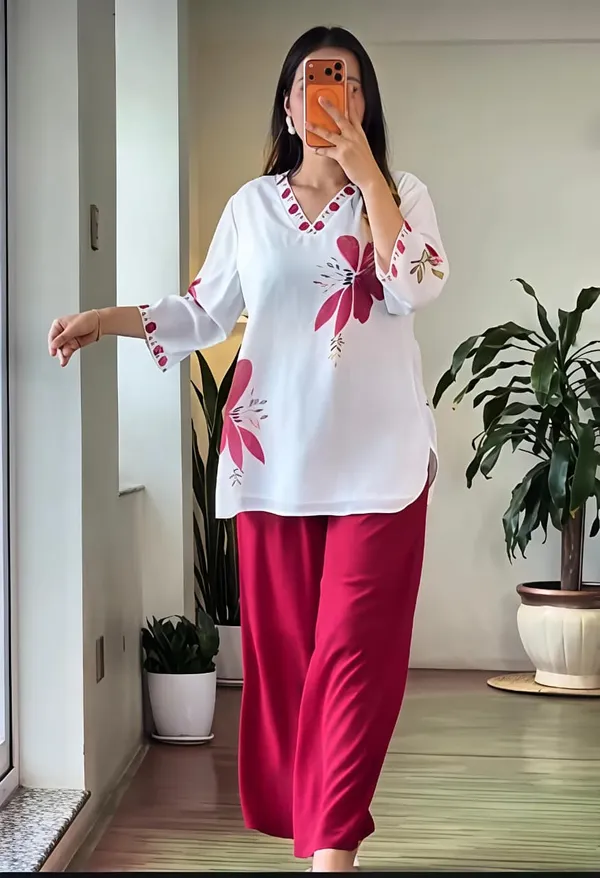 Cotton_Cord_Set_For_Gorgeous_Ladies_Rd50_Red