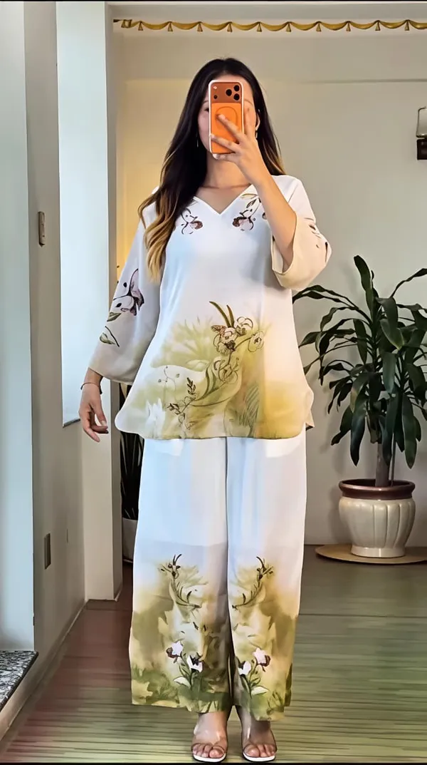 Premium_Tie_Dye_Cotton_Co_Ord_Set_Rd56_Yellow_Green