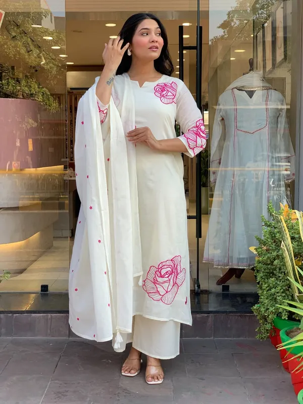 Premium_Cotton_Embroidered_Kurta_Pant_Dupatta_Set_Rd57