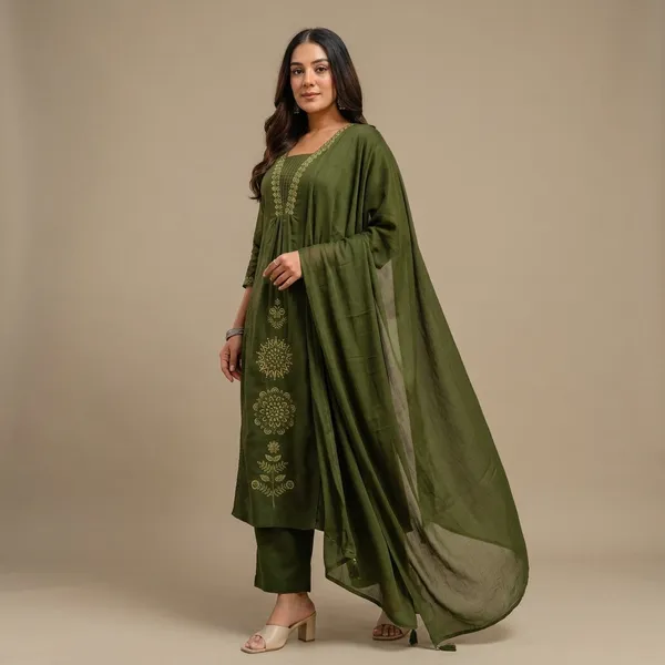 Featuring_Beautiful_Heavy_Set_Which_Is_Beautifully_Decorated_All_Over_Handwork_On_Suit_And_Digital_Print_Swdh03_Dark_Green
