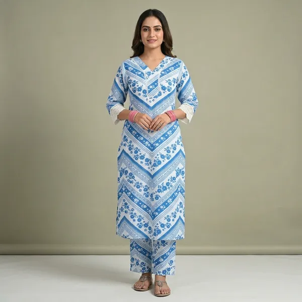 Pure_Fine_Cotton_Fabric_Beautiful_Less_On_Neck_Kurti_With_Pant_With_Cotton_100_100_Swsk19