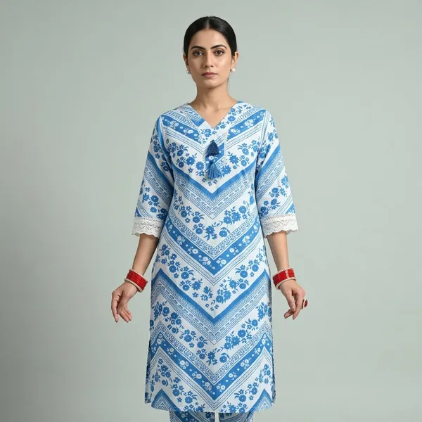 Pure_Fine_Cotton_Fabric_Beautiful_Less_On_Neck_Kurti_With_Pant_With_Cotton_100_100_Swsk19