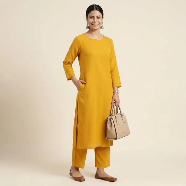 Upgrade_Your_Office_Wear_Wardrobe_With_This_Classy_Yet_Chic_Monochrome_Pant_Set_For_All_Day_Comfort_And_Trendy_Look_Swsk13_Yellow