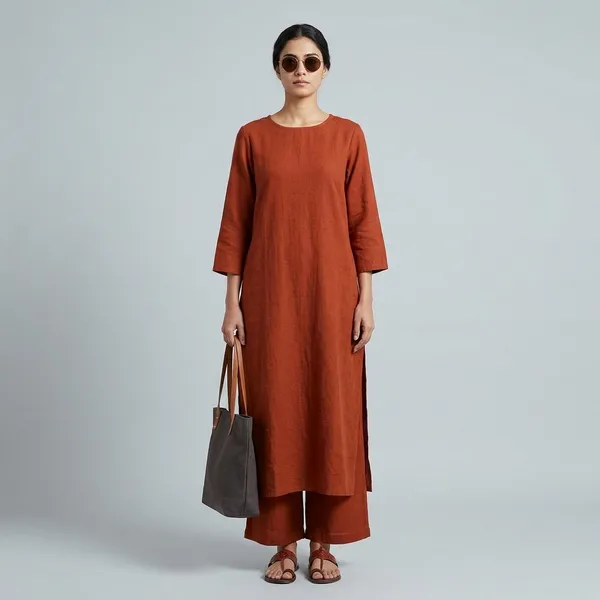 Upgrade_Your_Office_Wear_Wardrobe_With_This_Classy_Yet_Chic_Monochrome_Pant_Set_For_All_Day_Comfort_And_Trendy_Look_Swsk13_Rust_Orange