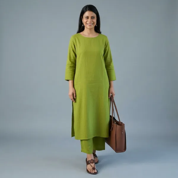 Upgrade_Your_Office_Wear_Wardrobe_With_This_Classy_Yet_Chic_Monochrome_Pant_Set_For_All_Day_Comfort_And_Trendy_Look_Swsk13_Lime