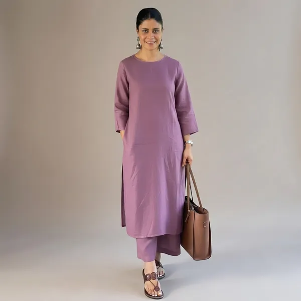 Upgrade_Your_Office_Wear_Wardrobe_With_This_Classy_Yet_Chic_Monochrome_Pant_Set_For_All_Day_Comfort_And_Trendy_Look_Swsk13_Purple