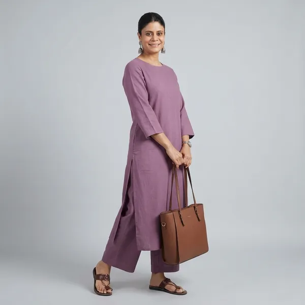 Upgrade_Your_Office_Wear_Wardrobe_With_This_Classy_Yet_Chic_Monochrome_Pant_Set_For_All_Day_Comfort_And_Trendy_Look_Swsk13_Purple