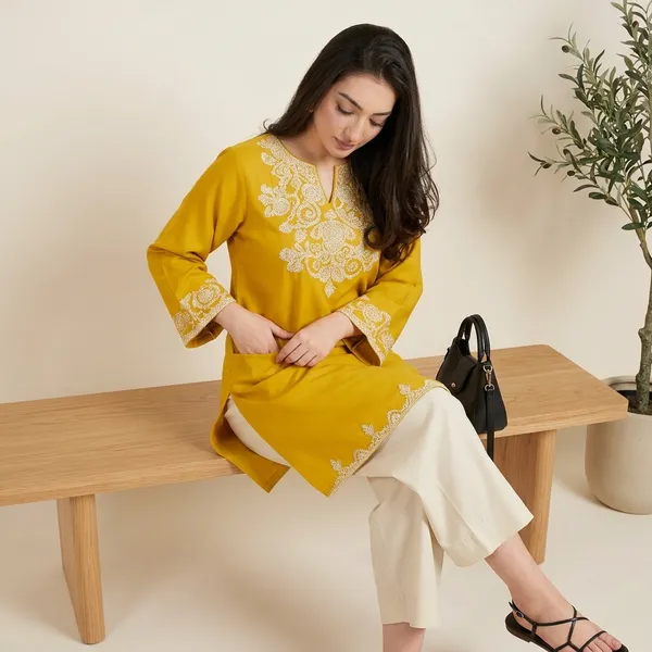 Presenting_Our_Premium_Heavy_Embroidery_With_Pocket_Jaipur_Cord_Set_Swsk61_Yellow