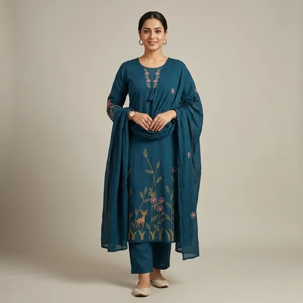 Kurti_With_Pent_With_Dupatta_Rd45