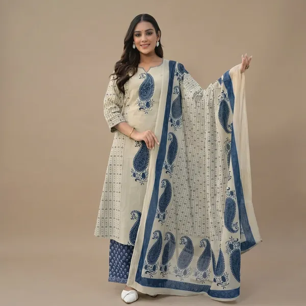 Premium_Cotton_Straight_Kurti_Dress_Rd48_Blue