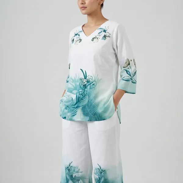 Premium_Tie_Dye_Cotton_Co_Ord_Set_Rd56_Aqua_Green